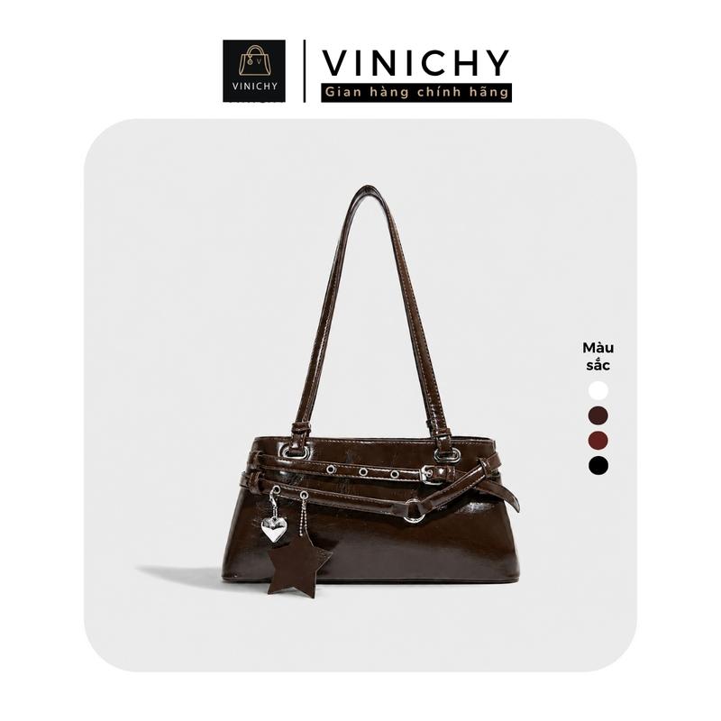 Túi xách nữ đeo vai VINICHY, tote dung tích lớn size 31cm HA911