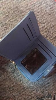Product Review of Dompet Lipat Zipper Compact Wanita Korean Style Kartu dan Koin from a** c**a 2