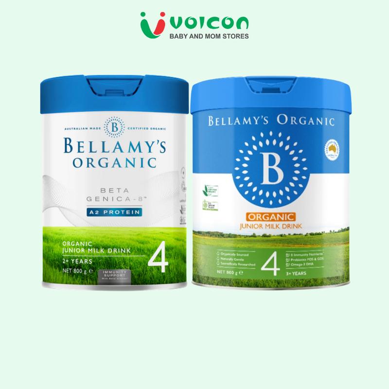  Sữa công thức tăng trưởng Bellamy’s Organic Tiêu Hóa Khỏe tăng cường đề kháng & Phát Triển Toàn Diện 
