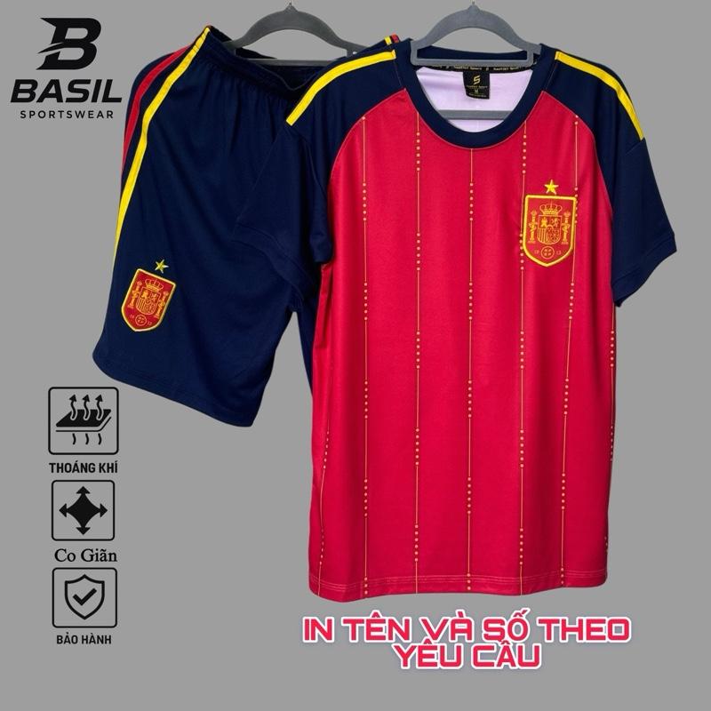 Quần Áo Bóng Đá Thun Lạnh Tây Ban Nha WC 26 Euro Top Sport Trang Phục