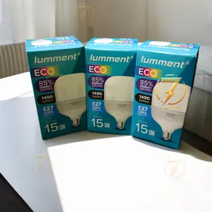 Paket 3 Pcs Lumment Eco Lampu Bohlam LED Capsule Cahaya Putih