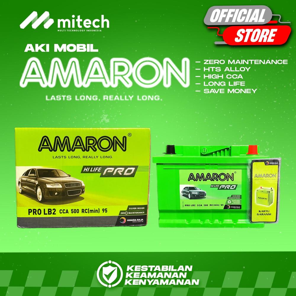 Amaron Hi Life Pro Aki Kering Mobil Peugeot 307 DIN 66 / 555-59 - 12V / 66Ah - GOJEK/GRAB