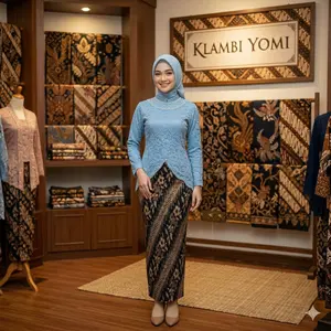 Kebaya Payet glombang moderen ukuran M l XL xxl