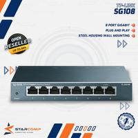 Gambar TP-Link TL-SG108 8 Port Gigabit - Hub TP Link TL SG108 Desktop Switch dari Starcomp Solo Kab. Sleman 1 Tokopedia