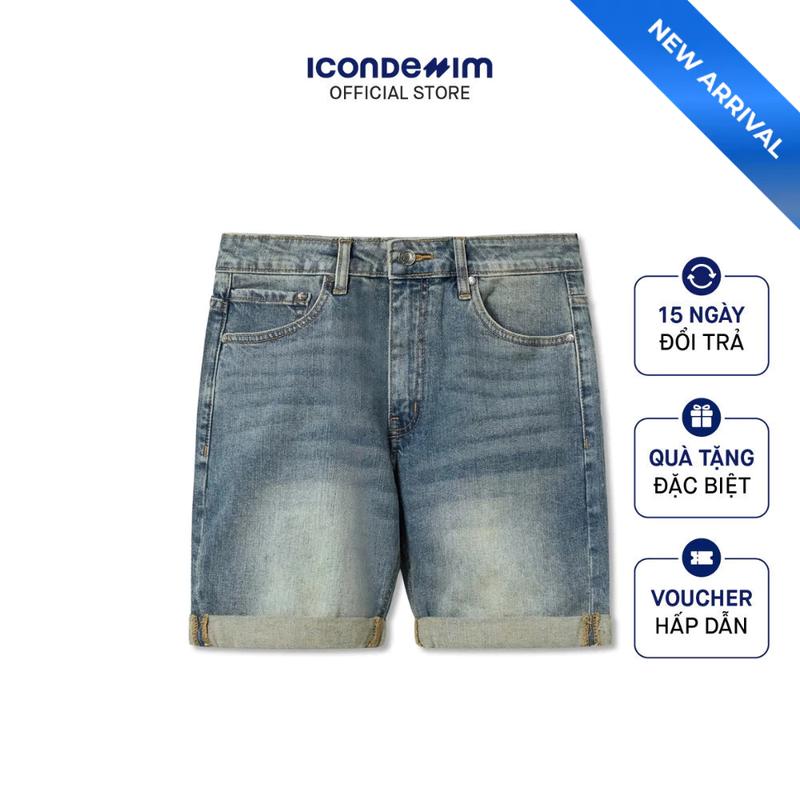 Quần Short Denim Nam Roll-up Form Slimfit QSID0229