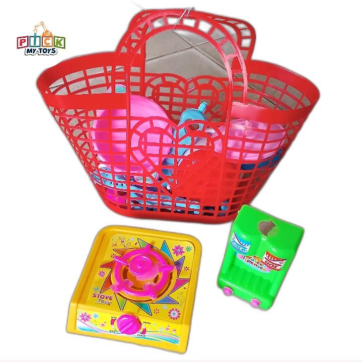 MAINAN TAS BELANJA + MASAKAN 0