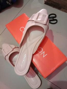 Product Review of Sandal Wanita Bustong Teplek Kotak Cantik Shoes Sendal Cewek from M**d 2