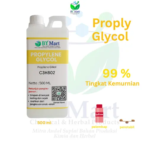 BY KIMIA & HERBAL - propylene Glycol / Propilene Glicol / PG USP / PG - Bahan Kosmetik & Perawatan