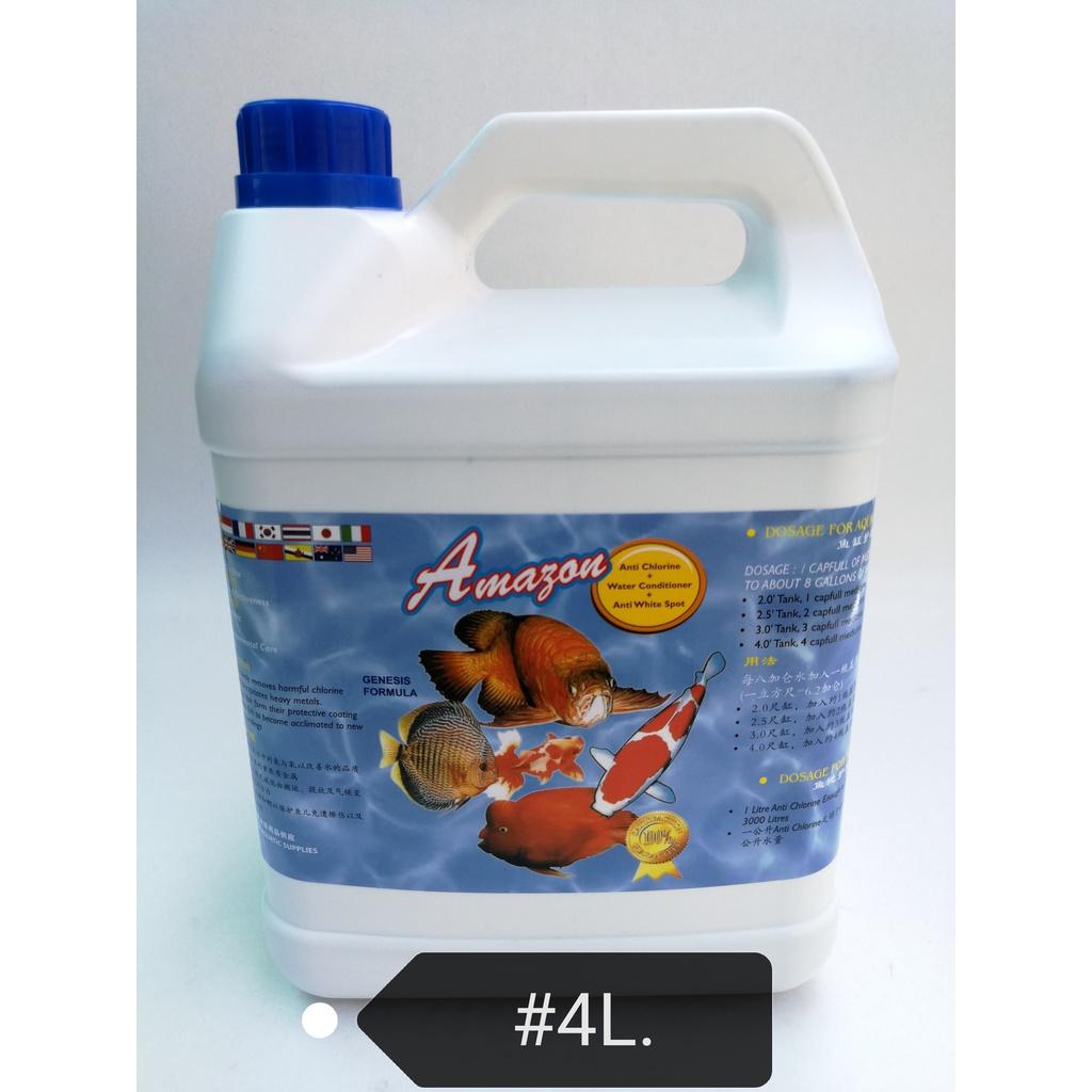 Amazon Anti Chlorine 4Litre Fish Aquarium Ikan Akuarium