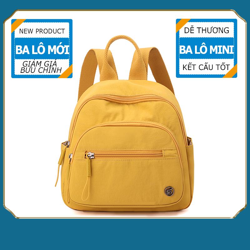 [TREND 2025] Túi Balo Mini Đa Năng 6 Ngăn - Chống Trộm + Chống Thấm | Đựng 3 Áo, Dây Đeo 3CM êm vai | Chất Vải Hàn Quốc Bền Đẹp - 6 Màu Hot Trend (Nam/Nữ) ba lô mini nữ