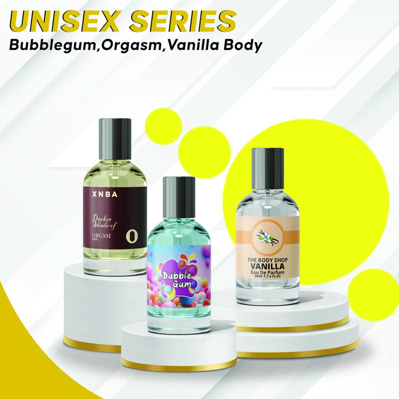 Dapat 3 Botol Eau De Parfum 30ml Creamy/Soft/Men Series Tahan Lama Pewangi 4