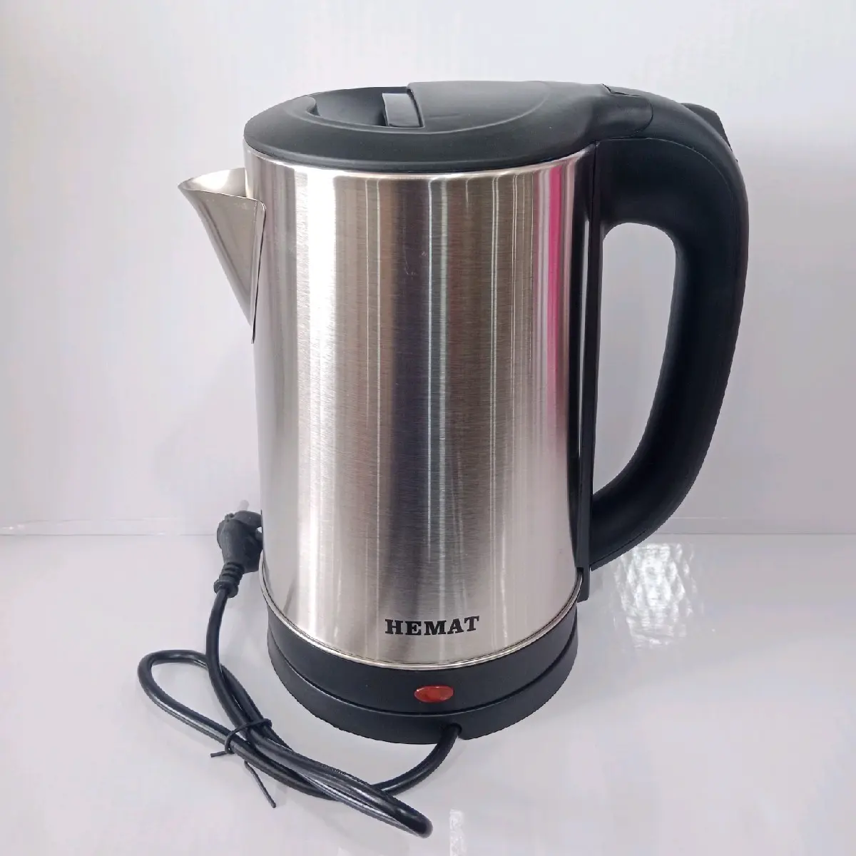 Teko Listrik Electric Pemanas Air Kettle Hemat 1,8 L - Hemat Energi, Stainless Steel, Fitur Otomatis, Lampu Indikator, Buka/Tutup Mudah