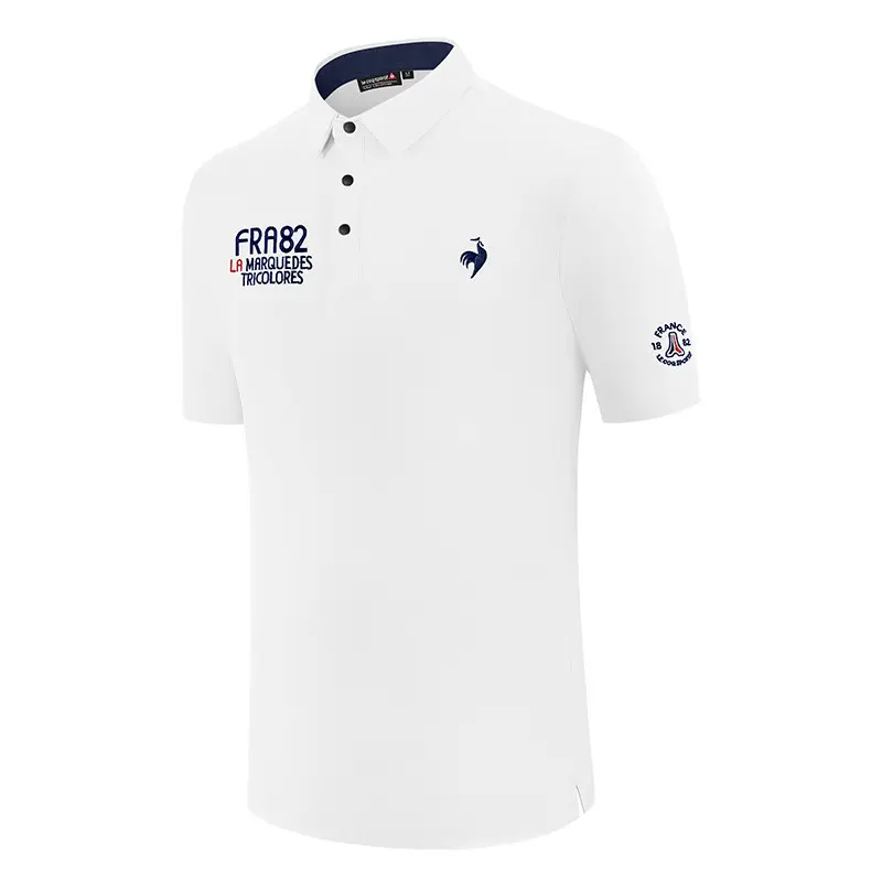 Áo POLO Ngắn Tay Co Giãn Cổ Điển Chơi Golf LCS Cho Nam Mùa Hè # 2401