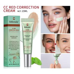 Lakerain CC Water-gel Correction CC Water with Hyaluronic Acid Aqua Gel Color Corrector with Centella Asiatica & Hyaluronic Acid Skincare Skin CC Cream 15ml