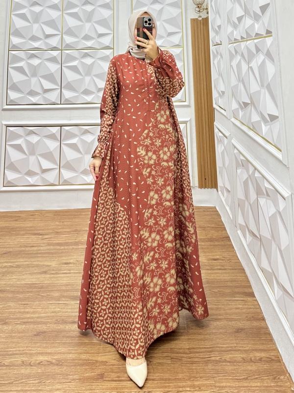 GAMIS BIBA/KATUN SUTRA/GAMIS PREMIUM/GAMIS LEBARAN/GAMIS PESTA\COD