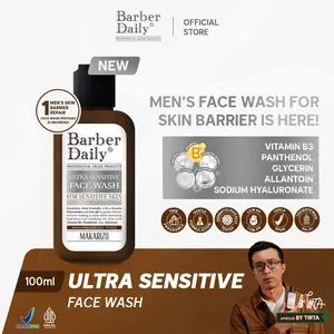 Barber Daily Ultra Sensitive Face Wash 100mL