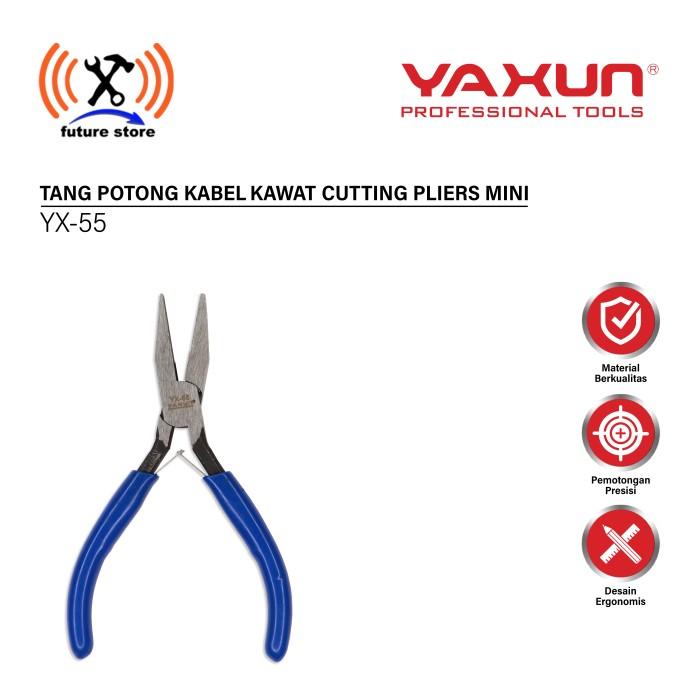 Gambar YAXUN YX-55 Tang Jepit/Mini Pliers/Tang Potong Kawat/Cutting Mini Pliers Tang Yaxun Original dari future store Kota Tangerang Tokopedia