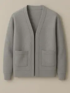 Cardigan Fleece Tebal Wanita Pria Unisex Oversize – Outer Casual Premium Lengan Panjang