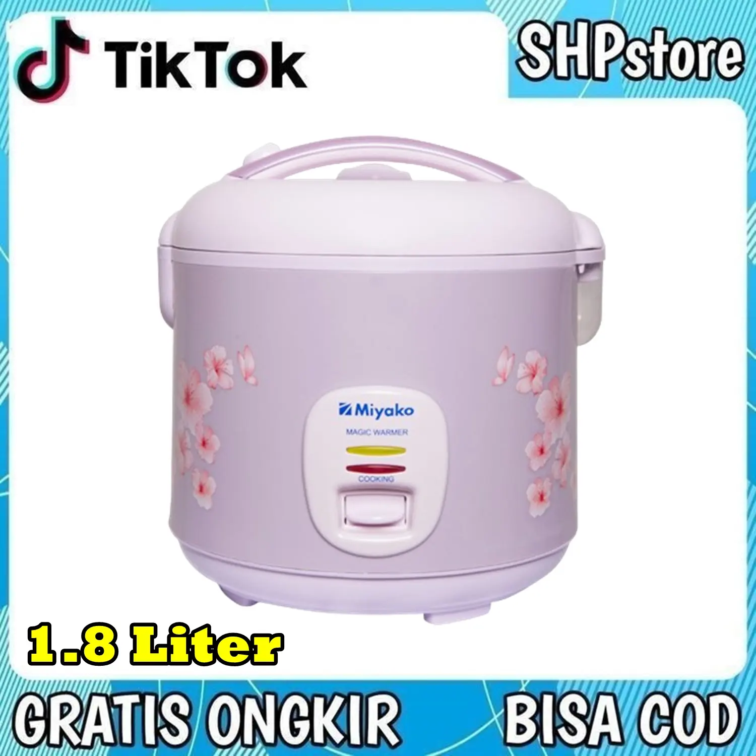 MIYAKO MCM509 Rice Cooker Kapasitas 1.8 Liter Bergaransi Resmi