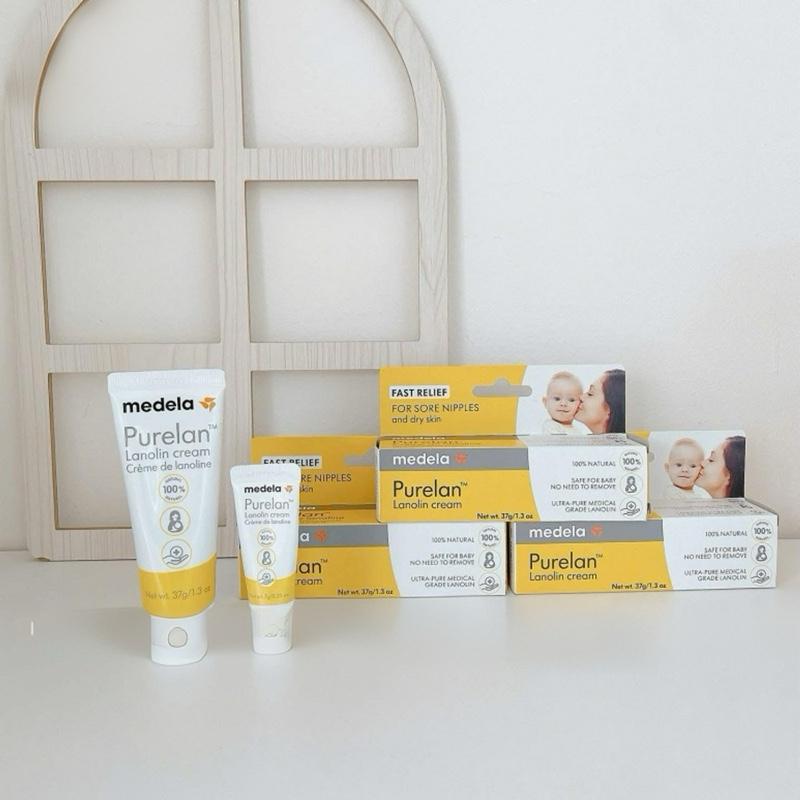 Kem bôi đầu ti Medela,chiết xuất mỡ cừu 7g-37g  an toàn Trị Rạn