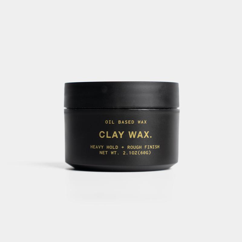 Sáp vuốt tóc CLAYWAX dạng Clay Amber Noir - Giữ nếp lên đến 10 tiếng hút dầu tự nhiên không chứa Paraben và Silicone