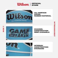 Gambar MEGA SALE | Wilson Gamebreaker Basketball Bola Basket Outdoor Bahan Rubber Warna Biru Hitam Size 7 - WTB0052XB07 dari Wilson Indonesia Official Shop Kota Administrasi Jakarta Utara 3 Tokopedia