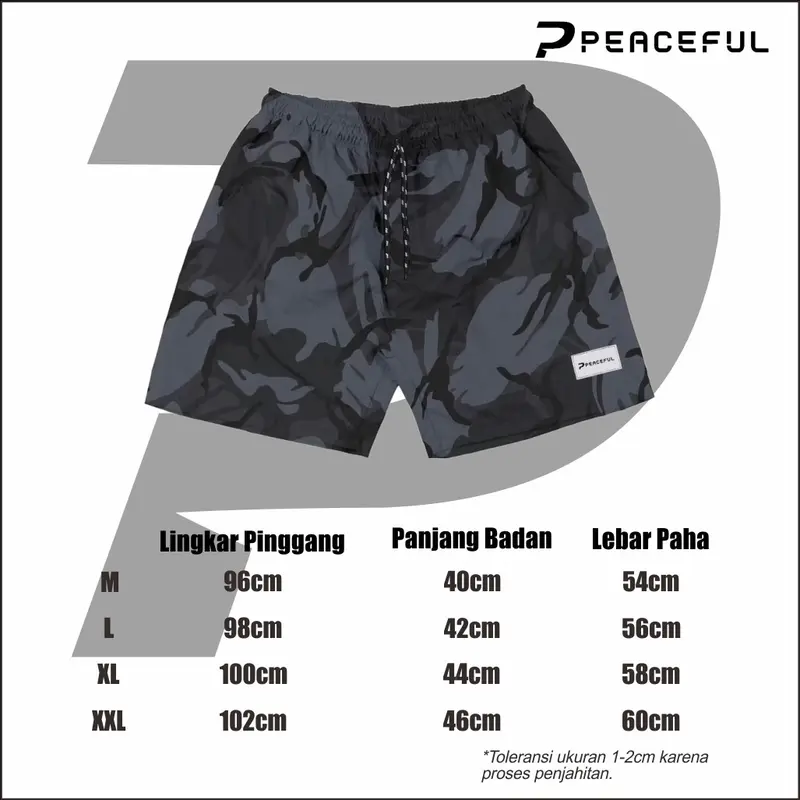 celana boardshoart pendek pria matt despo como Santai Distro Surfing Shorts Hitam Hijau casual regular celanaboxer motif 3