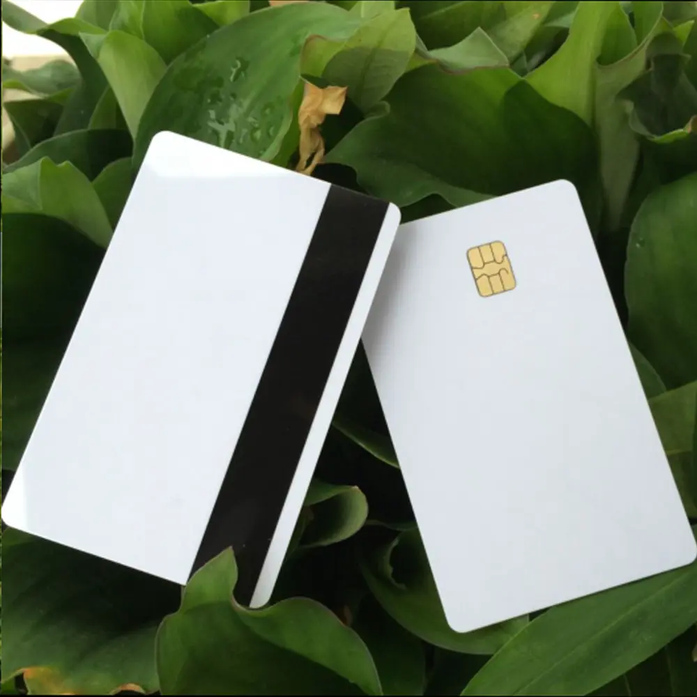 Thẻ Tiếp Xúc SLE 4442, 10 Cái, Chip IC, Sọc Từ Tính Cao, Thẻ Tổng Hợp IC Trắng