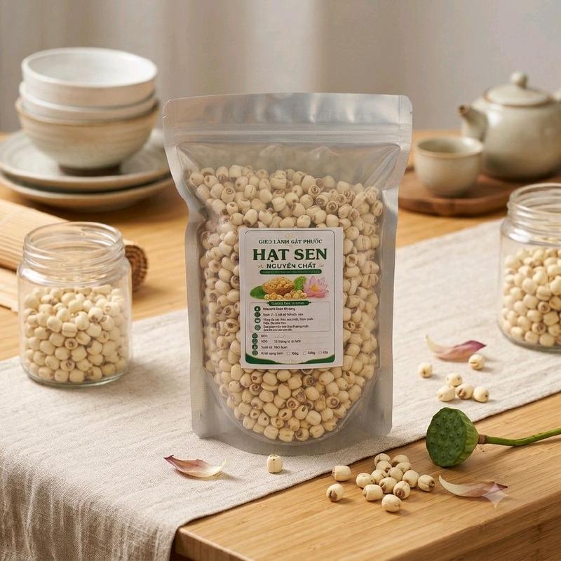 1kg Sen Khô Huế Hạt To Già - Sản Phẩm Tự Nhiên