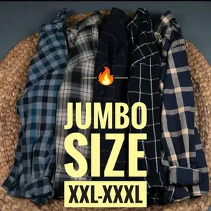 BRILL EIGHTY EIGHT Kemeja Flanel Jumbo Lengan Panjang Premium Lembut Nyaman Slimfit Pria Distro Casual Kotak Cowok Motif Hitam Hem Size XXL-XXXL Bahan Wool Kualitas Impor