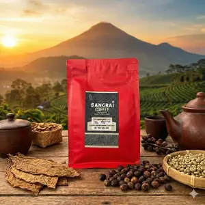 Fine Robusta Natural Temanggung 100% Murni Medium To Dark Roast Biji dan Bubuk Halal Fresh Roasted Kopi Robusta Temanggung Rasa Bold Cokelat Pekat Manis Alami Acidity Rendah Body Full Aftertaste Kuat