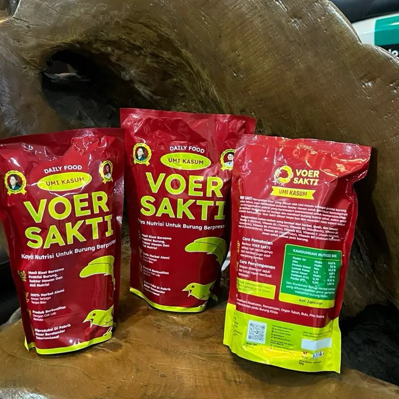 voer sakti by umi kasum high protein. makanan burung vitamin lengkap anti jamur