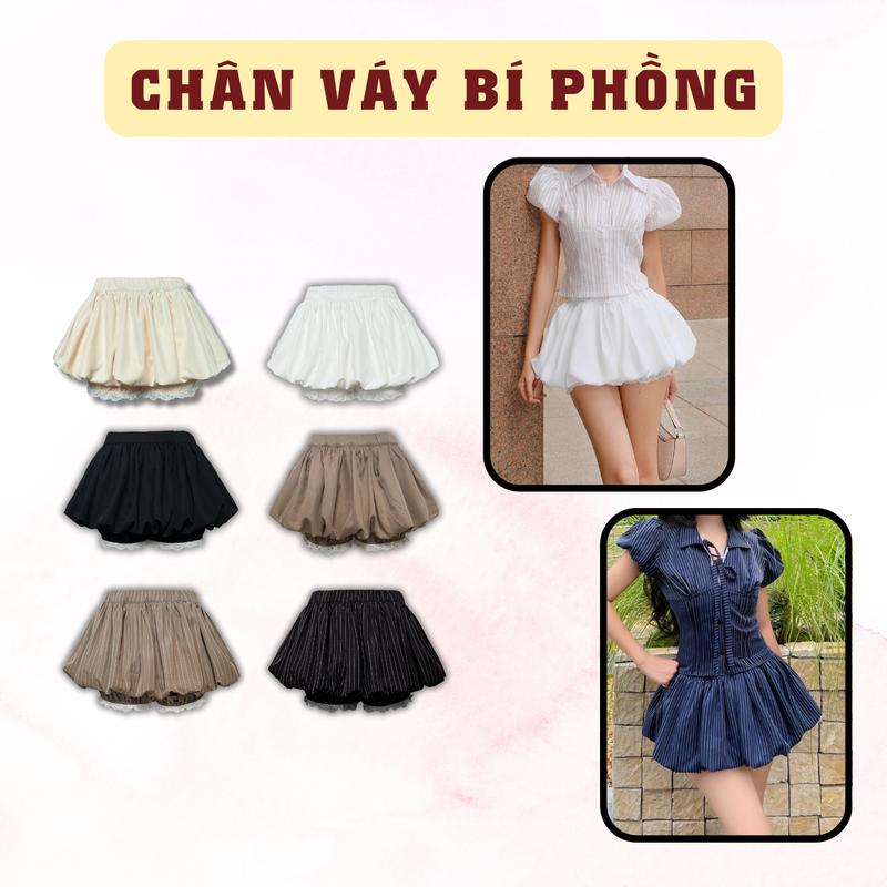 CÓ HỎA TỐC Chân váy quần dáng bí phồng SAIGONESE dành cho nữ