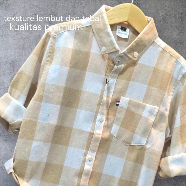 ROOE YARA KIDS & JUNIOR Kemeja Flanel Anak Usia 1-12 Tahun Lengan Panjang Size M L XL 2XL dan 3XL Best Seller Fashion anak motif  Kotak-Kotak