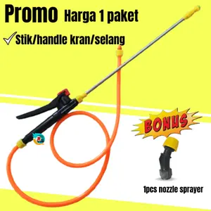 Paket Stik + Handle+Selang Sprayer Elektrik Stik Tangki Elektrik Stik Semprotan Elektrik Stik Penyemprot Hama Gratis Nozzle Sprayer Random