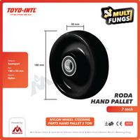 Gambar Nylon Steering Wheel / Roda Hand Pallet Nilon 180mm x 50mm 3 Ton 7" TOYO dari megajaya.co.id Kota Administrasi Jakarta Pusat 2 Tokopedia