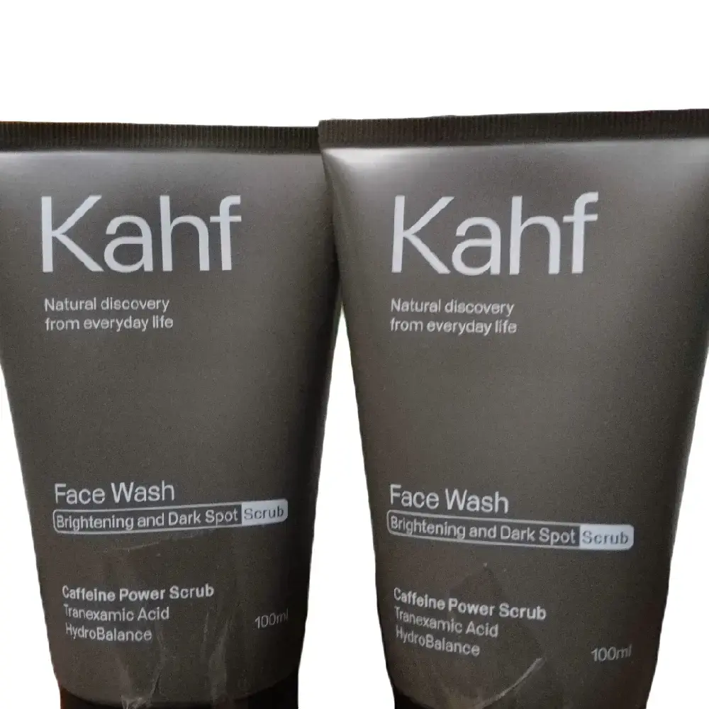 Promo - Kahf Facewash Brightening & Darkspot scrub (menyamarkan pori-pori & mencerahkan wajah) 100ml