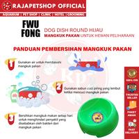 Gambar ( TEMPAT MAKAN ) FWU FONG DOG DISH ROUND PET BOWL ANJING KUCING - HIJAU dari Rajapetshop Official Kota Surabaya 5 Tokopedia