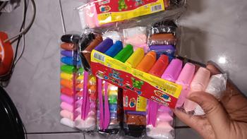 Product Review of Clay Polymer Mainan Anak Isi 12pcs Edukasi Slime Clay Dough Colour Play JM Permainan from @**r 1
