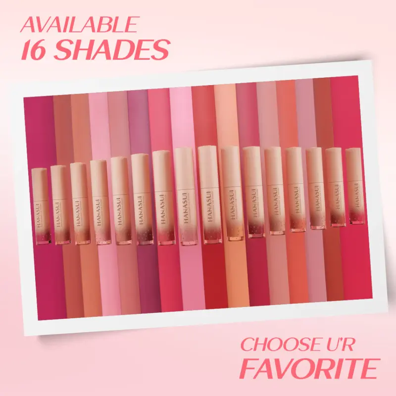 ENVIO - HANASUI Mattedorable Lip Cream Matte / Mattedorable Boba Series / Matcha Latte Series 5
