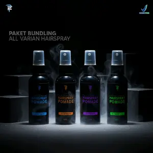 PAKET POMADE CAIR ALL VARIAN 4 AROMA BUNDLING PERFECTMENS HAIR SPRAY FREE SISIR dan POUCH EXCLUSIVE KEREN