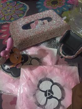 Product Review of Kotak Tisu Mobil Full Bling Permata Bunga Gunaier Car from h**a 0