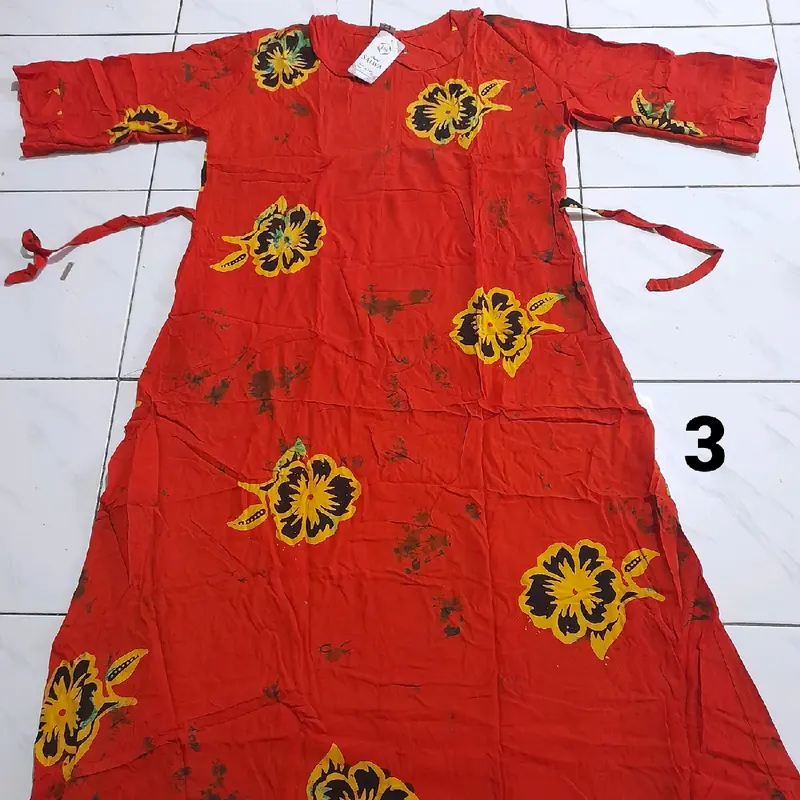 sekdress terbaru,gamis batik,longdress dewasa ld110cm Busui 2