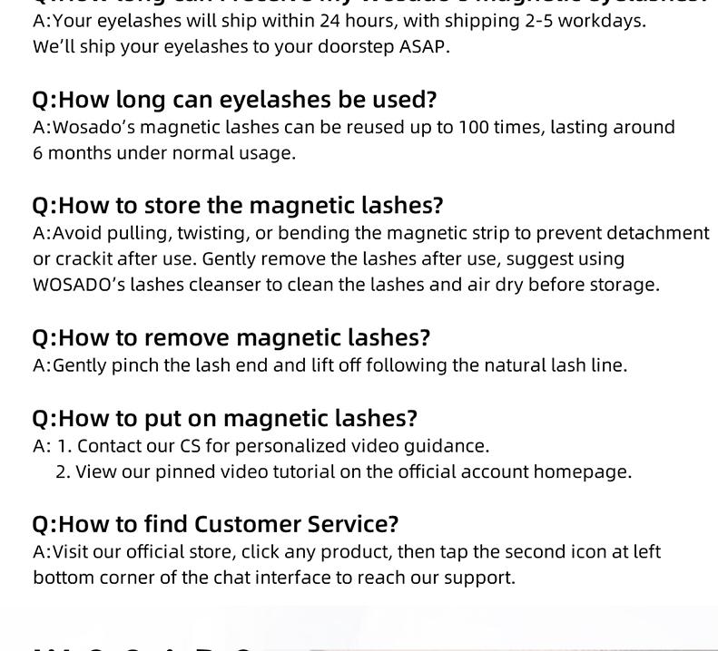 (ANGEL BLACK) 1.0 WOSADO Bulumata Magnetic Bulumata Eyelash Extention