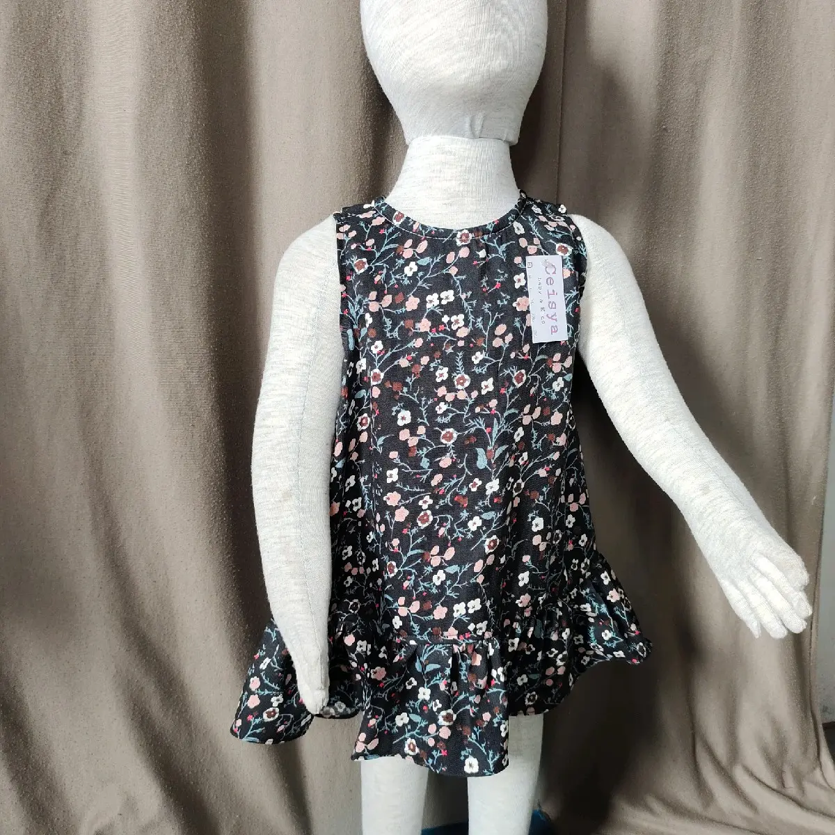 dress anak 9-12 bulan dress bayi dress rampel