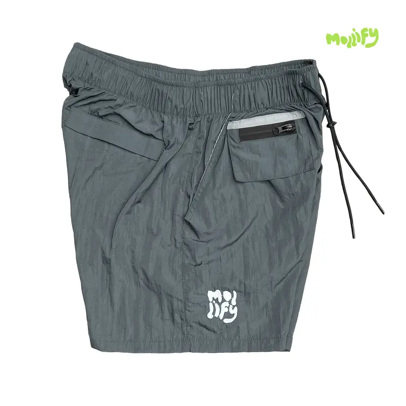 mollify calano spring - short pants stone grey key pocket | celana pendek saku samping | shortpants celana pendek pria wanita | Size M - XXL | Unisex Cargo 5