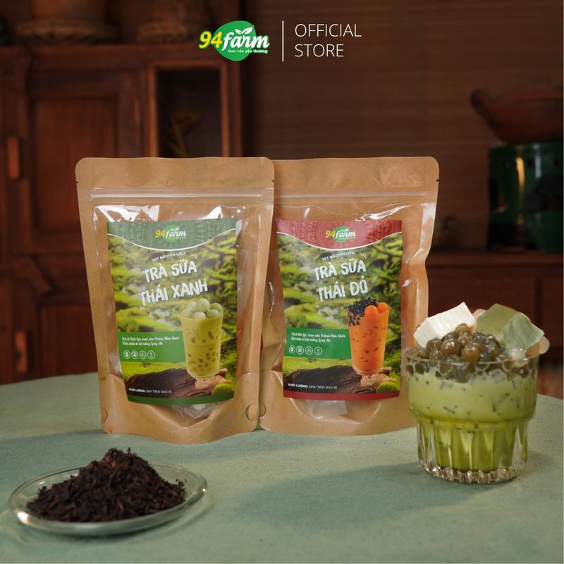  Combo 2 set trà sữa tự chọn  Mỗi set pha 5 ly  94farm Topping 