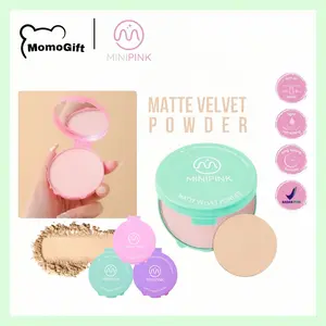 BPOM Bedak Padat Make Up Powder Natural Tahan Lama Waterproof Velvet Powder MP037