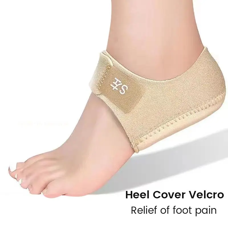 Pair Back Heel Protective Sleeve Adjustable Breathable Hee