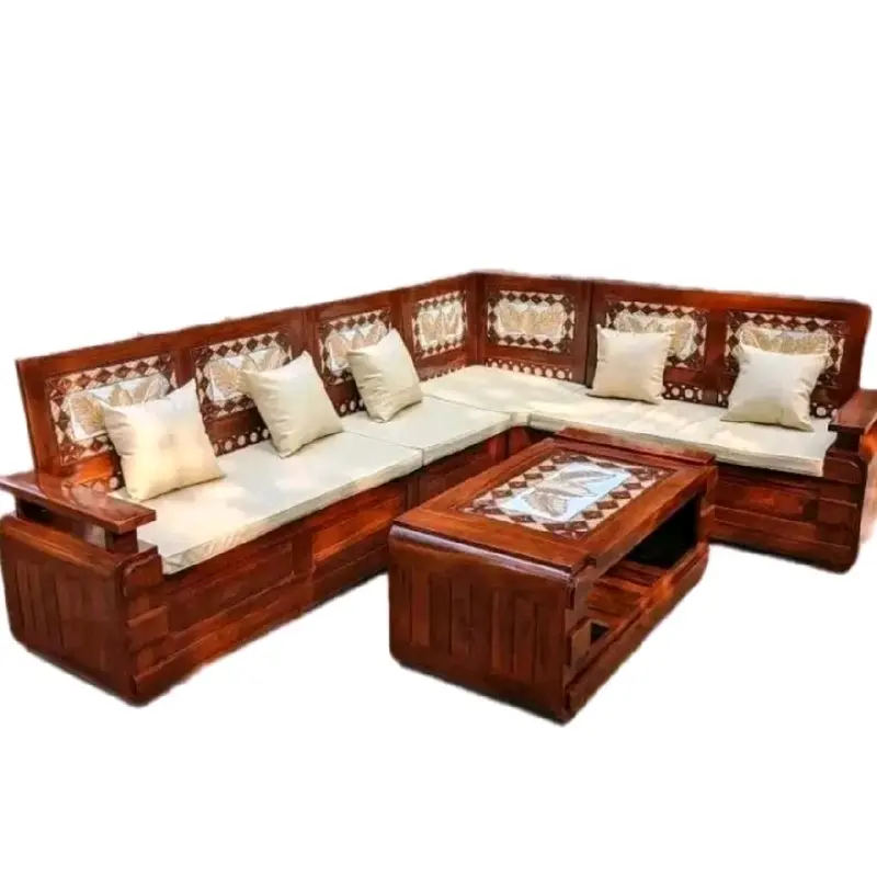 kursi sofa kayu jati perhutani 3